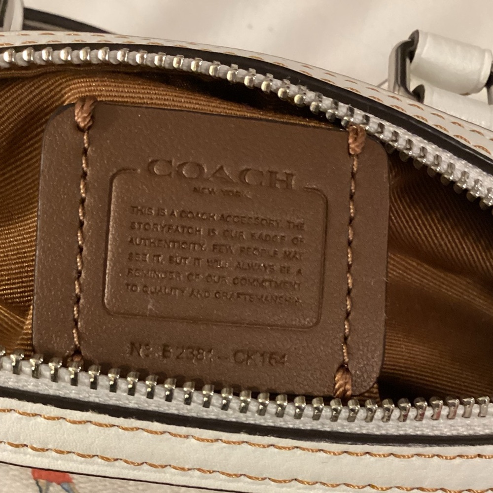 Coach Mini Rowan Crossbody In Signature Canvas With Hula Print - Picture 15 of 16